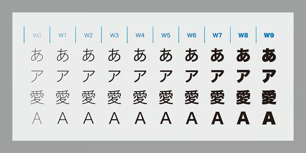 冬青字体家族全集:黑体+明朝体(支持简繁日)